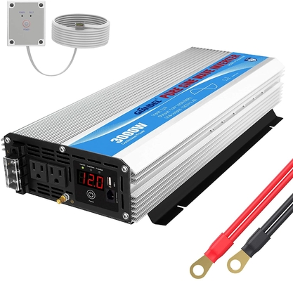 чистый инвертор DC12V энергии волн синуса 3000W к AC120V с дистанционным управлением