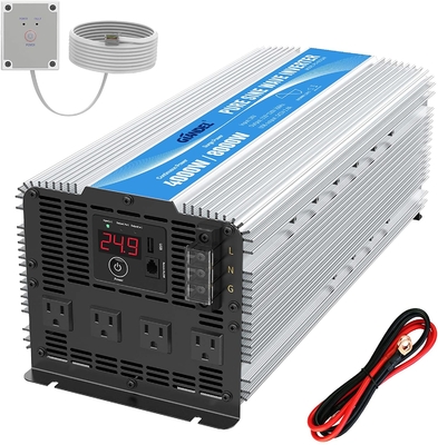 Инвертор 1.5Amps волны синуса Giandel 4000W 24V чистый с 4 выходами AC