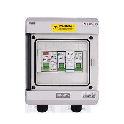 Система IP66 230V коробки распределения AC ABS поликарбоната солнечная солнечноэлектрическая