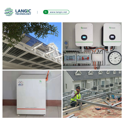 глубокая солнечная батарея 228ah Powerporter цикла 11.5kwh