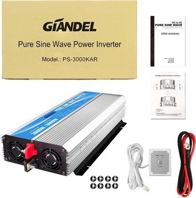 чистый инвертор DC12V энергии волн синуса 3000W к AC120V с дистанционным управлением