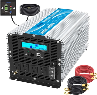 Дистанционное управление 3000 дисплей инвертора 12V 24V LCD волны синуса ватта чистый
