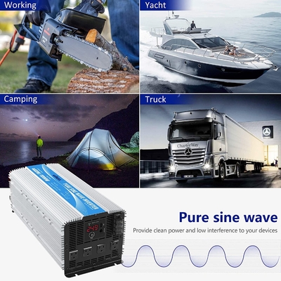 Инвертор 1.5Amps волны синуса Giandel 4000W 24V чистый с 4 выходами AC